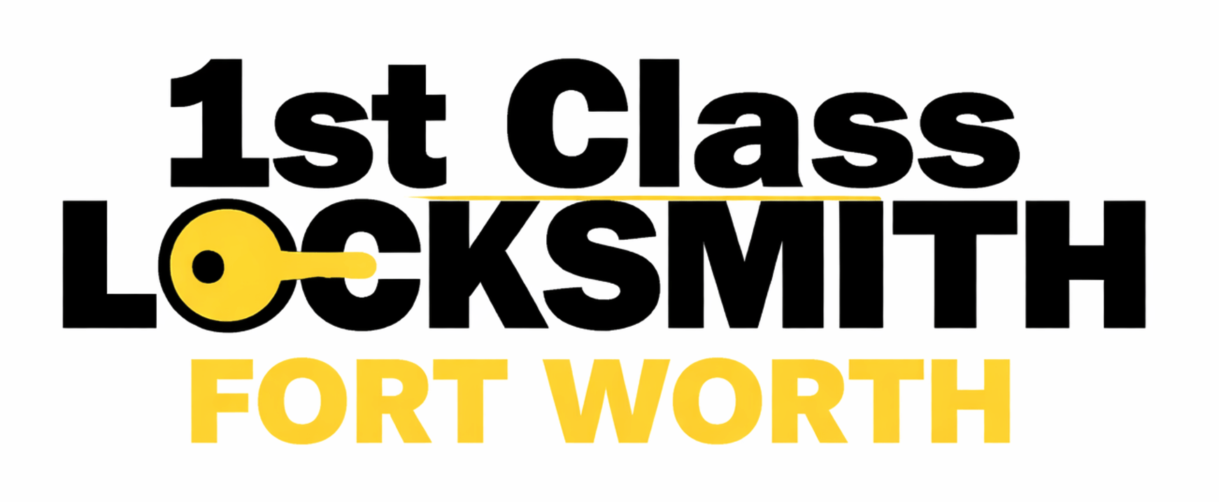 1st Class Locksmith Fort Worth logo – automotive, residential and commercial locksmith services in Fort Worth Texas